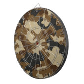 Bruine Camo Dartbord (Voorkant Rechts)