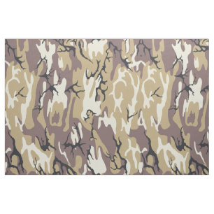 Bruine Camo Stof