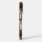 Bruine Camouflage Gepersonaliseerd Case-Mate iPhone Case (Achterkant / Rechts)