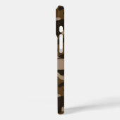 Bruine Camouflage Gepersonaliseerd Case-Mate iPhone Case (Achterkant / Links)