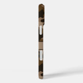 Bruine Camouflage Gepersonaliseerd Case-Mate iPhone Case (Achterkant / Rechts)