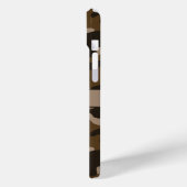 Bruine Camouflage Gepersonaliseerd Case-Mate iPhone Case (Achterkant / Links)