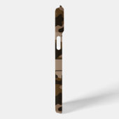 Bruine Camouflage Gepersonaliseerd Case-Mate iPhone Case (Achterkant / Rechts)
