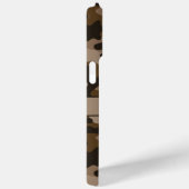 Bruine Camouflage Gepersonaliseerd Case-Mate iPhone Case (Achterkant / Rechts)