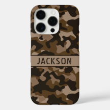 Bruine Camouflage Gepersonaliseerd