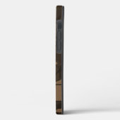 Bruine Camouflage Monogram Case-Mate iPhone Case (Achterkant / Links)