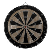 Bruine Canvas Textuur Dartbord (Voorkant)