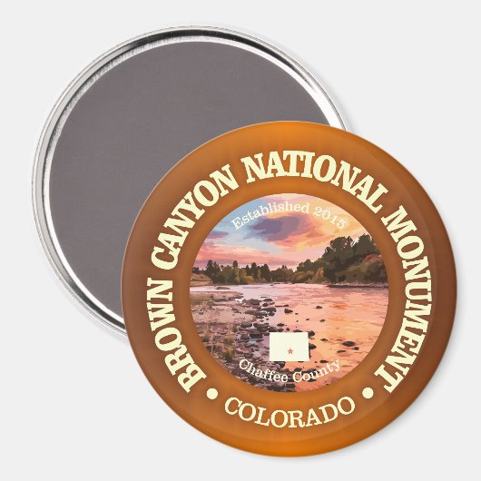 Bruine Canyon (NM) Magneet (Voorkant / Achterkant)