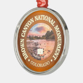 Bruine Canyon (NM) Metalen Ornament (Links)