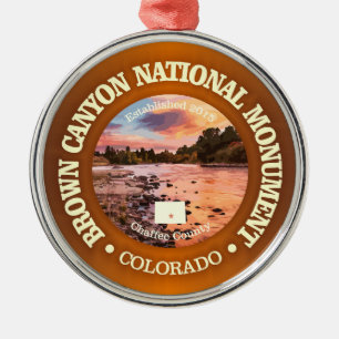 Bruine Canyon (NM) Metalen Ornament