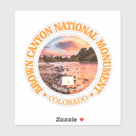Bruine Canyon (NM) Sticker (Vel)