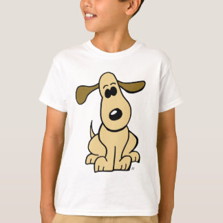 Bruine Cartoon Puppy T-shirt