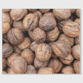 Bruine cashewnoten cadeaupapier (Vlak)