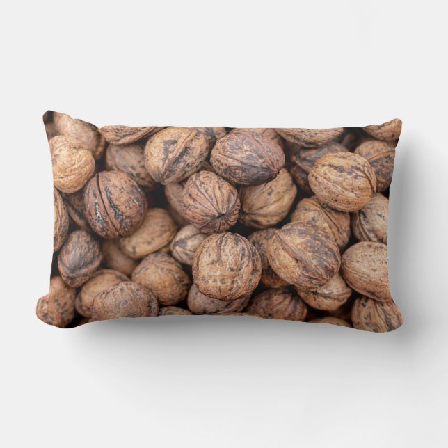 Bruine cashewnoten kussen (Voorkant)