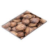 Bruine cashewnoten notitieboek (Linkerzijde)