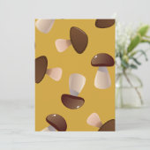 Bruine Champignons Kaart (Staand voorkant)