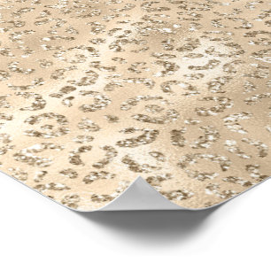 Bruine Cheeta Luipaard Huid Print Patroon Dier