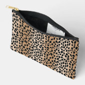 Bruine Cheetah Print Cosmetische & Toilettas Etui (Open)