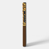 Bruine Cheetah-printtas Case-Mate iPhone Case (Achterkant / Links)
