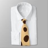 Bruine cheetaoprint stropdas (Gebonden)