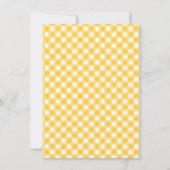 Bruine cheques brgers & Beer Summer Birthday Party Kaart (Achterkant)