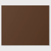 Bruine chocolade kleur cadeaupapier (Vlak)