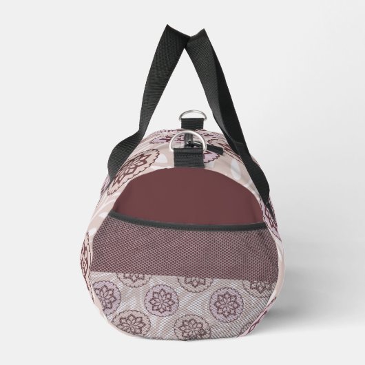 Bruine cirkel ster ontwerp plunjezak (Rechts)