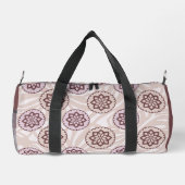 Bruine cirkel ster ontwerp plunjezak (Achterkant)