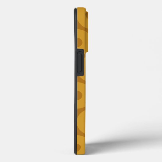 Bruine Cirkels Case-Mate iPhone Case (Achterkant / Rechts)