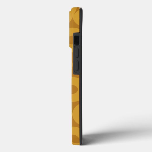 Bruine Cirkels Case-Mate iPhone Case (Achterkant / Links)