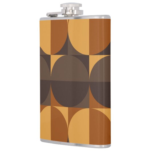 Bruine cirkels heupfles (Links)