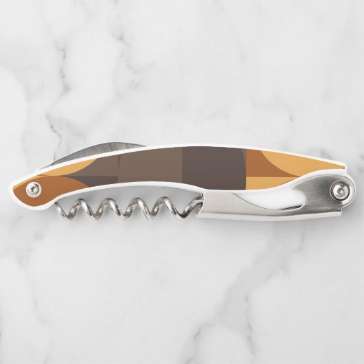 Bruine cirkels kurkentrekker (Achterkant)