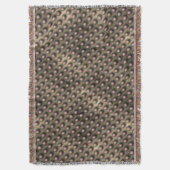 Bruine cirkels of bolletjes, met gres deken (Voorkant Verticaal)