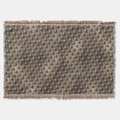 Bruine cirkels of bolletjes, met gres deken (Voorkant)