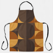 Bruine cirkels schort (Voorkant)
