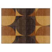 Bruine cirkels snijplank (Voorkant)