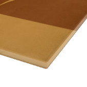 Bruine cirkels snijplank (Hoek)