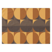 Bruine cirkels tafelkleed (Voorkant (Horizontaal))