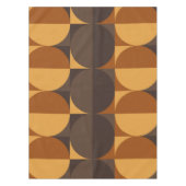 Bruine cirkels tafelkleed (Voorkant)