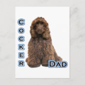 Bruine Cocker Spaniel Pa 4 Briefkaart (Voorkant)