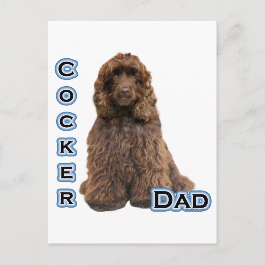 Bruine Cocker Spaniel Pa 4 Briefkaart (Voorkant)