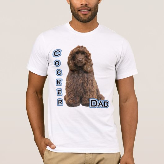 Bruine Cocker Spaniel Pa 4 T-shirt (Voorkant)