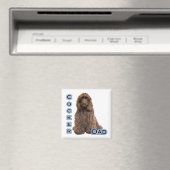 Bruine Cocker Spaniel Vader 4 - Magneet (Insitu (Vaatwasser))