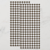 Bruine combinatie houndstooth van Shirley Taylor (Voorkant / Achterkant)