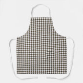 Bruine combinatie houndstooth van Shirley Taylor Schort (Voorkant)