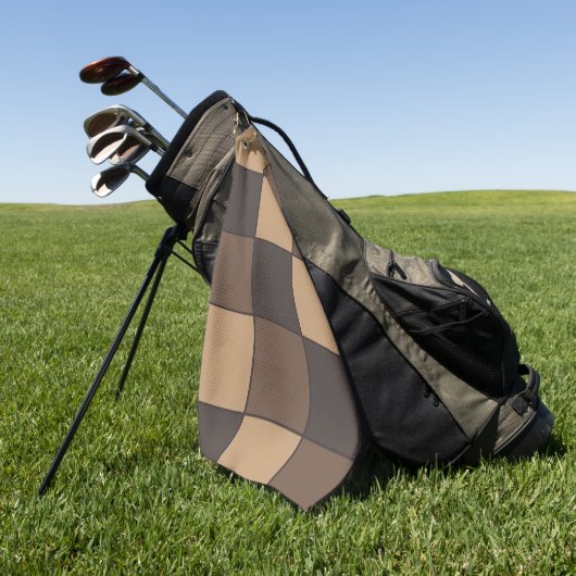 Bruine controleurs golfhanddoek (Groen)