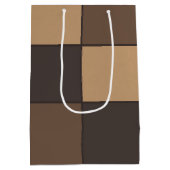 Bruine controleurs medium cadeauzakje (Achterkant)