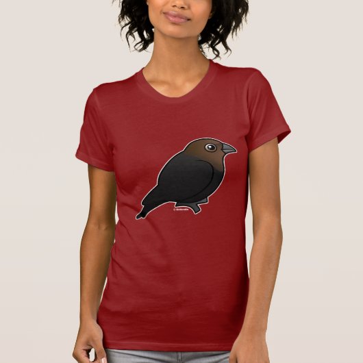 Bruine cowbird t-shirt (Voorkant)
