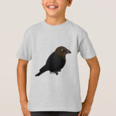 Bruine cowbird t-shirt (Voorkant)