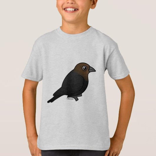 Bruine cowbird t-shirt (Voorkant)